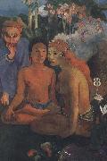 Paul Gauguin Savage s story oil on canvas